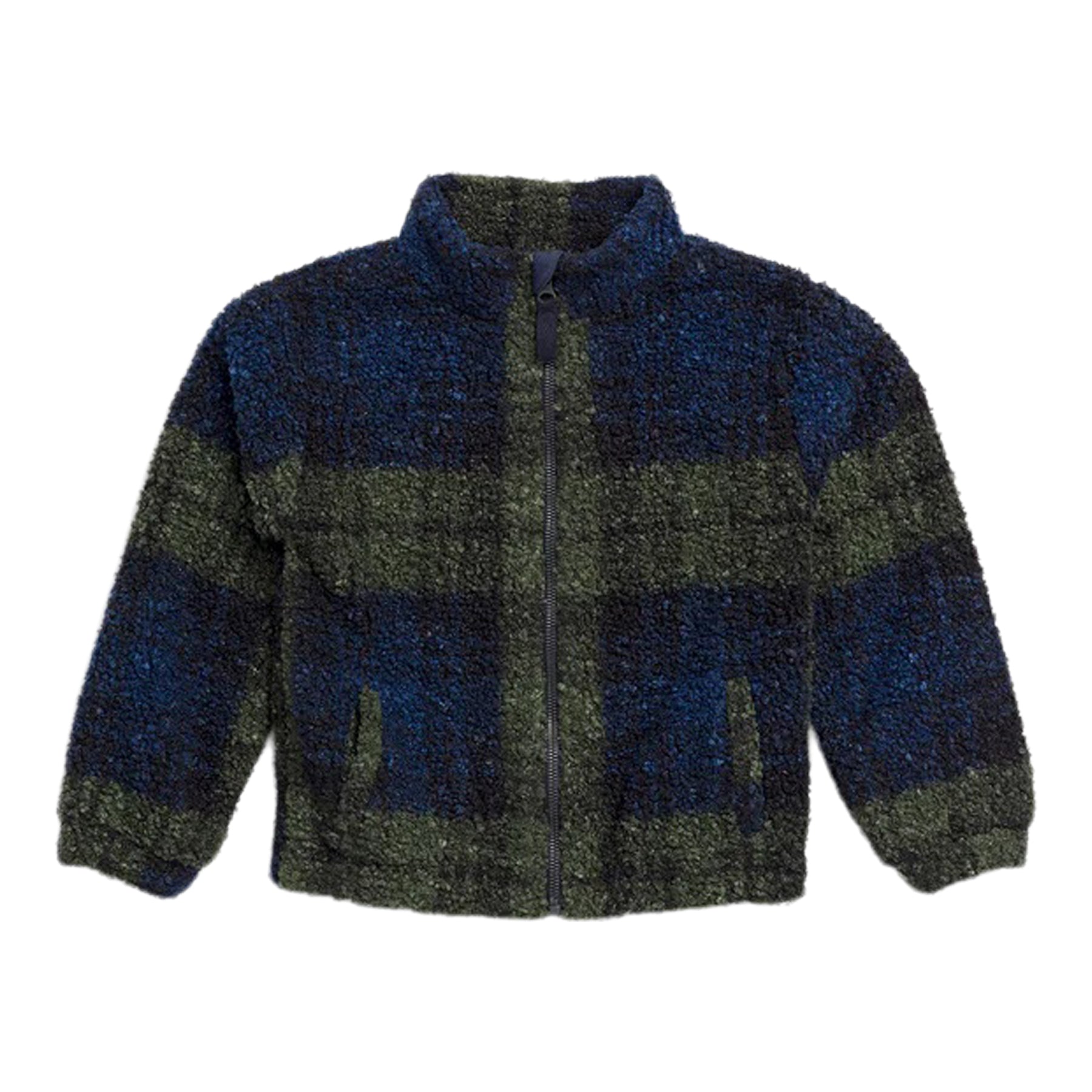 Plaid Teddy Fleece Jkt - Denny's
