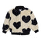 Faux Fur Hearts Bomber - Denny's