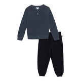 Trooper Long Sleeve Henley Set - Denny's