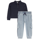 Indigo Cargo Jogger Set - Denny's