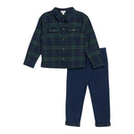 Hunter Plaid Flannel Pant Set - Denny's