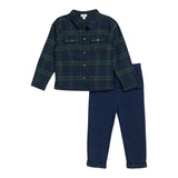Hunter Plaid Flannel Pant Set - Denny's