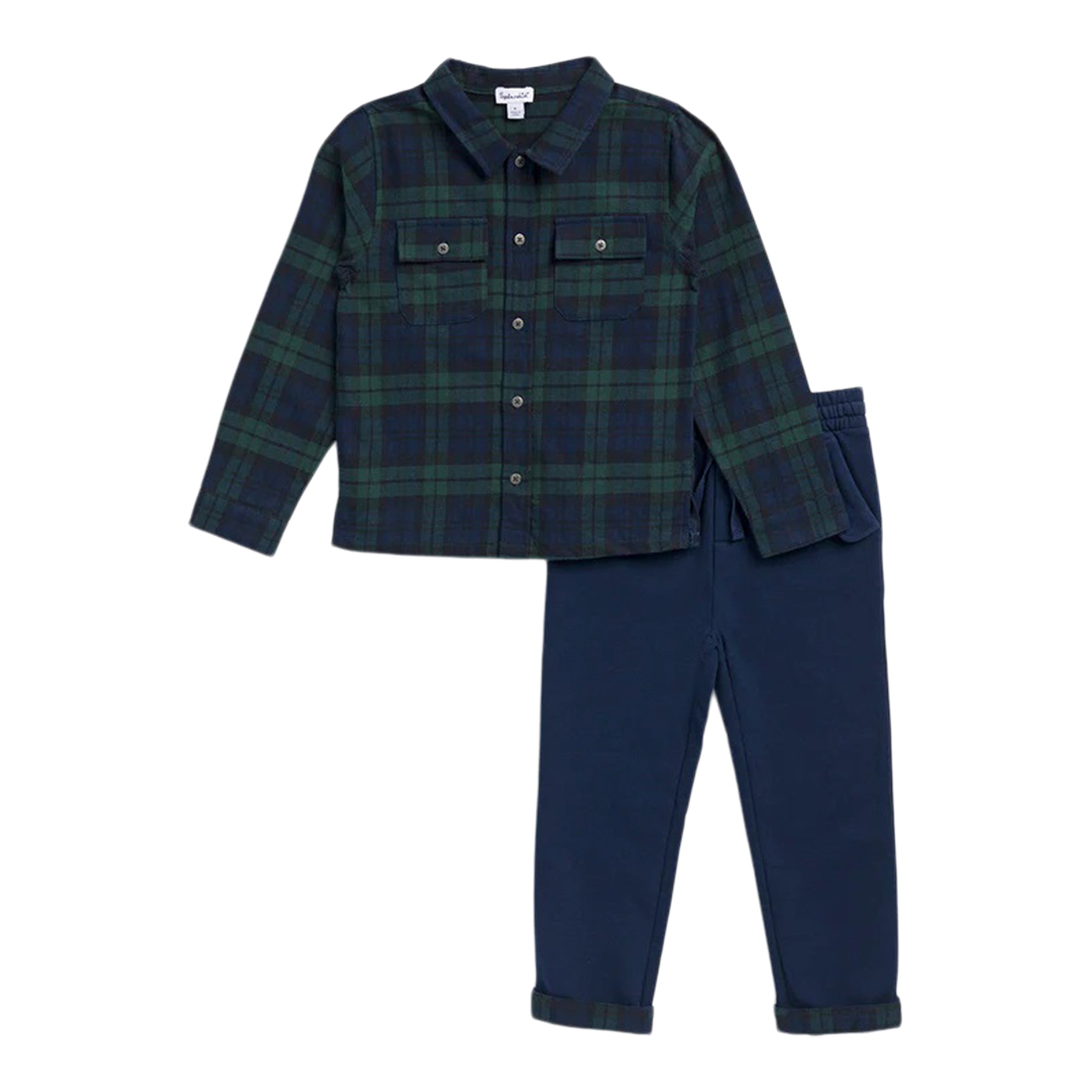 Hunter Plaid Flannel Pant Set - Denny's