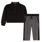 Herringbone 1/4 Zip Pant Set - Denny's