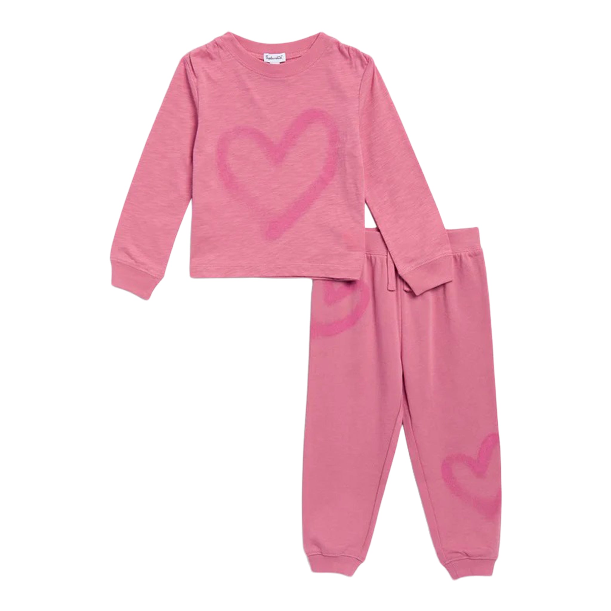 Spray Heart Jogger Set - Denny's