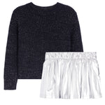 Glitter Sweater Skirt Set - Denny's