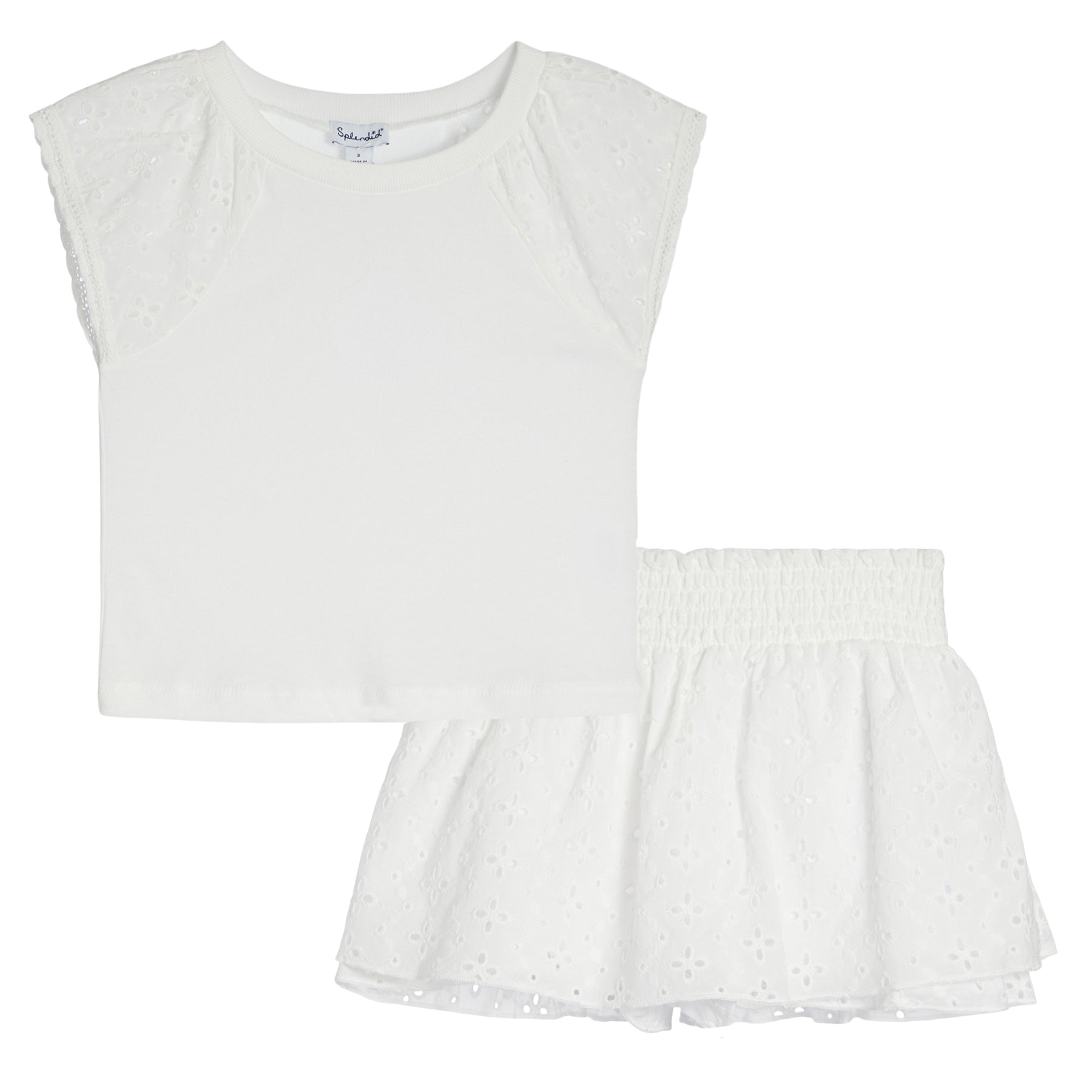 Breezy Eyelet Skort Set - Denny's