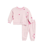 2pc Berry Sweet Pullover Jogger Set