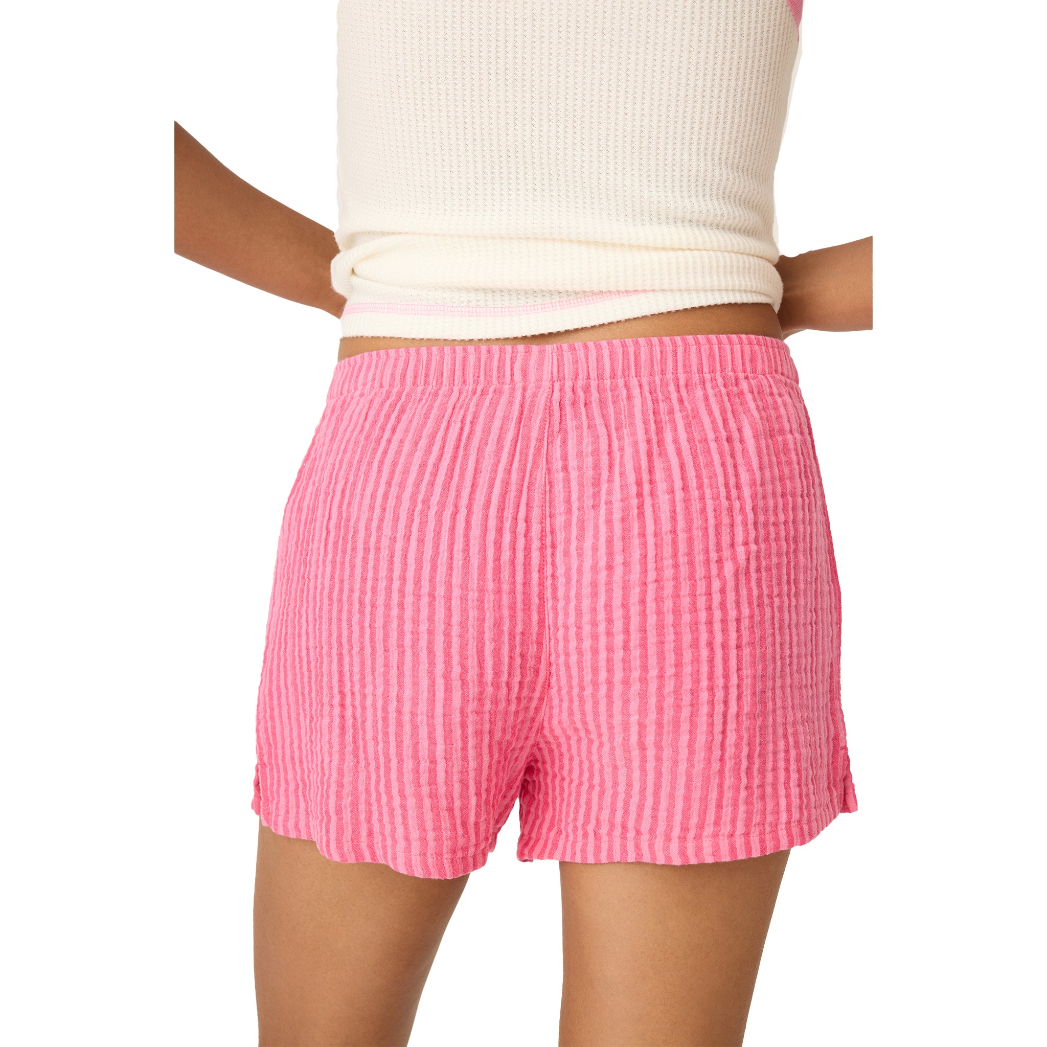 Back From The Beach Stripe Short - Denny's