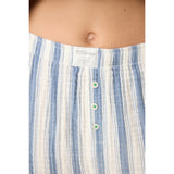 Back From The Beach Stripe Short - Denny's