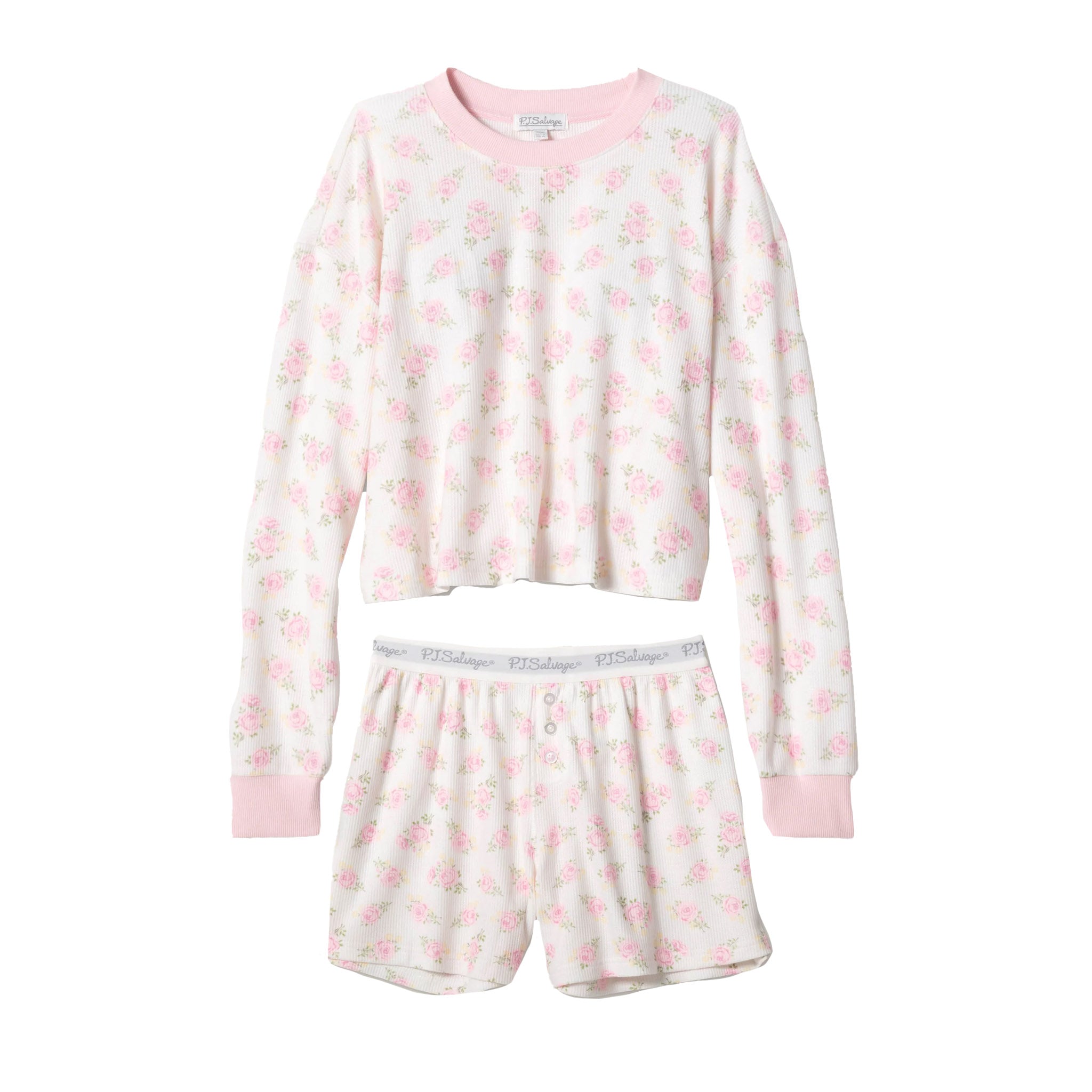 Floral Boyfriend Boxer PJ Set - Denny's