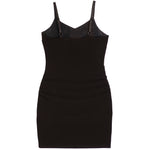 Ruby Dress With Silver Bow - Denny's