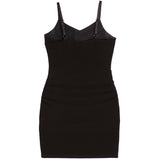 Ruby Dress With Silver Bow - Denny's