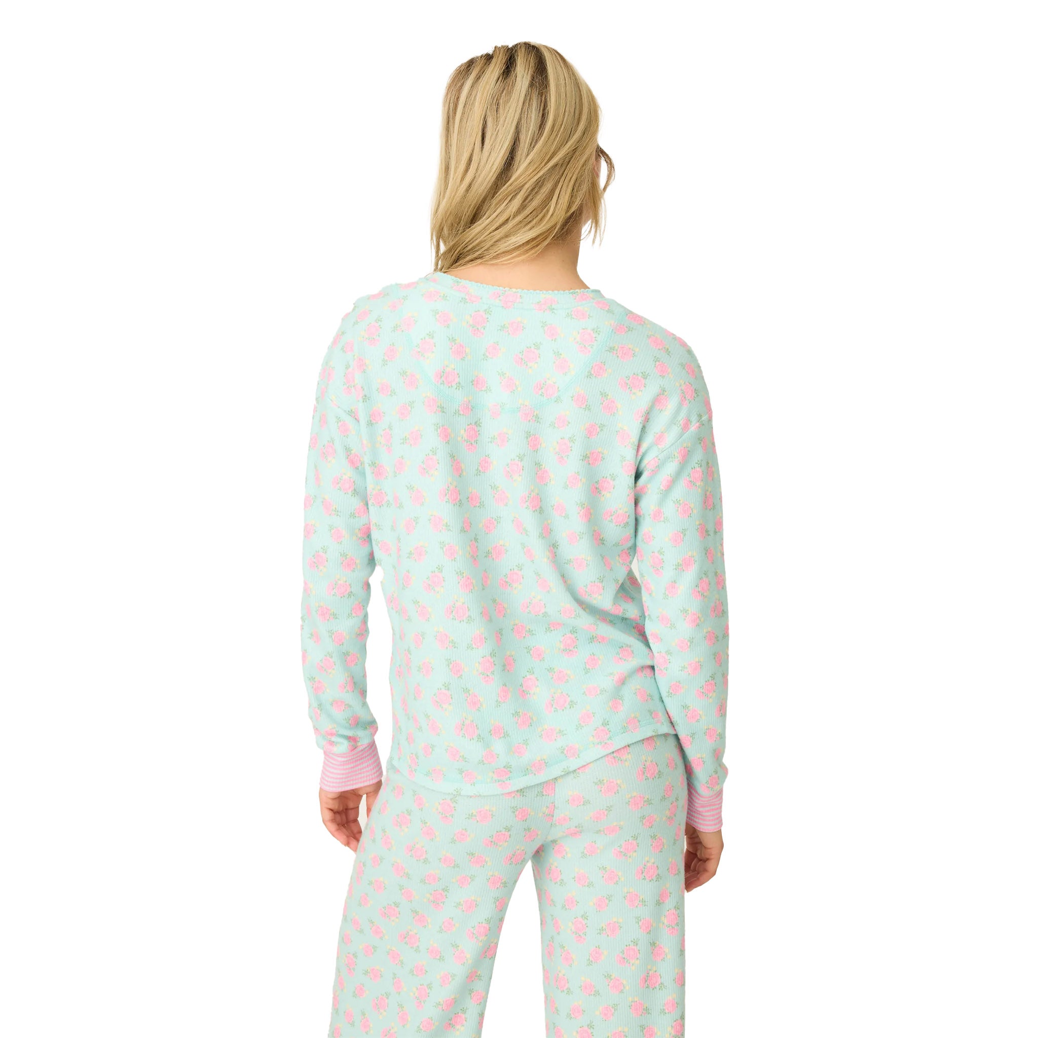 Secret Garden Long Sleeve Henley - Denny's