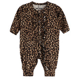 Leopard Ruffle Unionsuit - Denny's