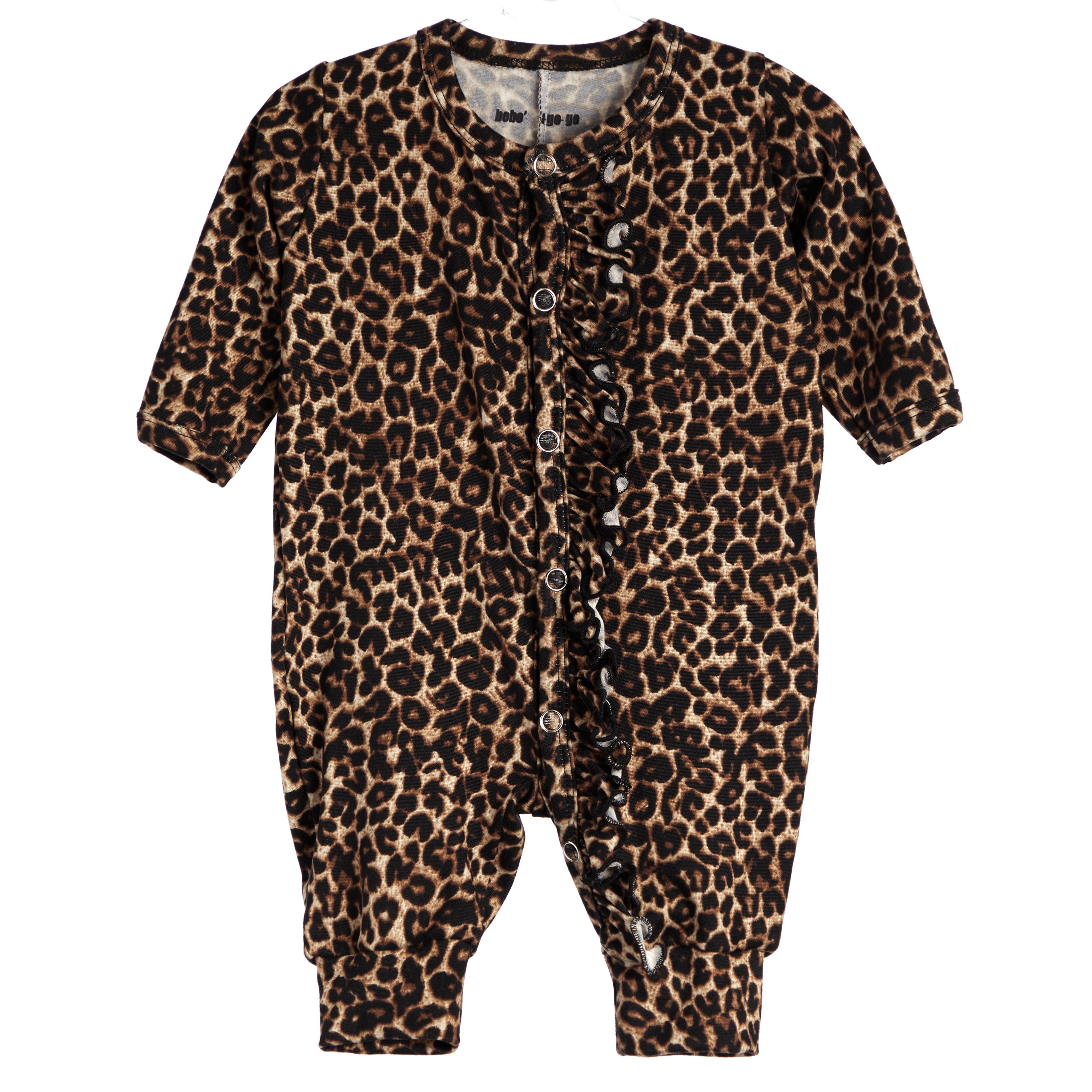 Leopard Ruffle Unionsuit - Denny's