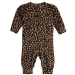 Leopard Ruffle Unionsuit - Denny's