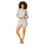 Leopard Boyfriend Boxer and Crew PJ Set - Denny's