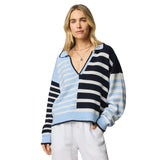 Arden Stripe Polo Sweater