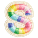Rainbow Letter S Patch - Denny's