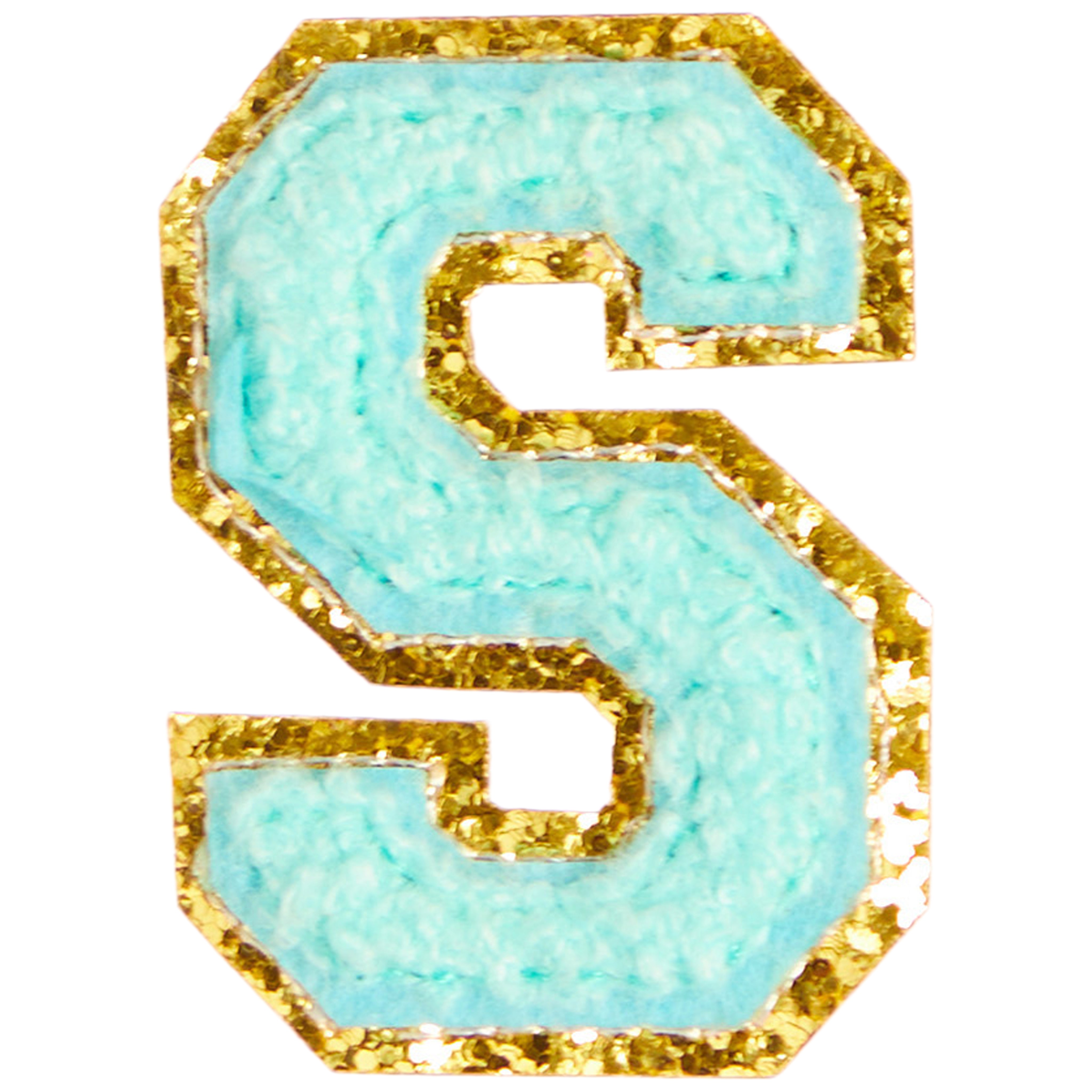 S Varsity Chenille Letter Sticker Patch - Denny's