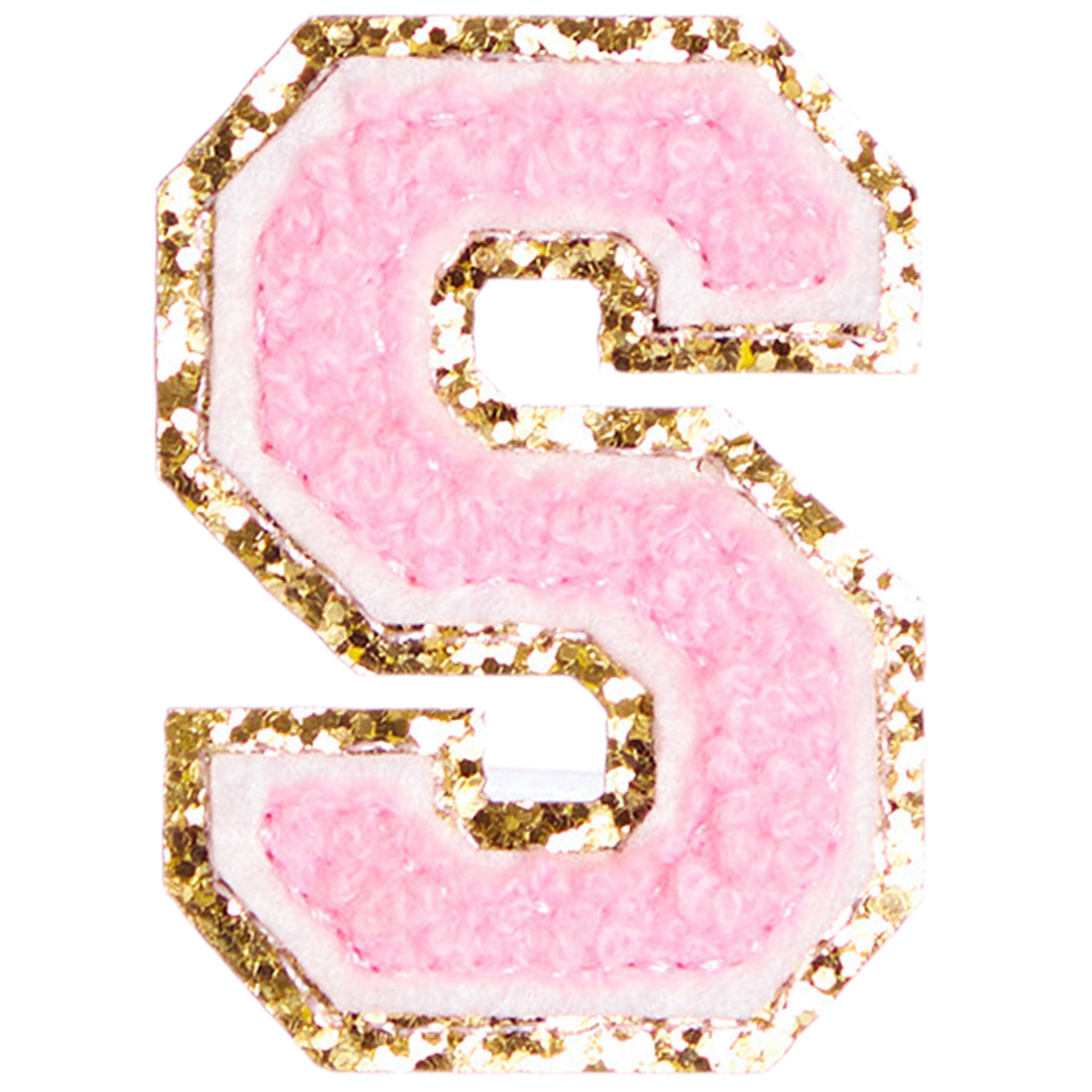 S Varsity Chenille Letter Sticker Patch - Denny's