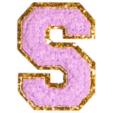 S Varsity Chenille Letter Sticker Patch - Denny's