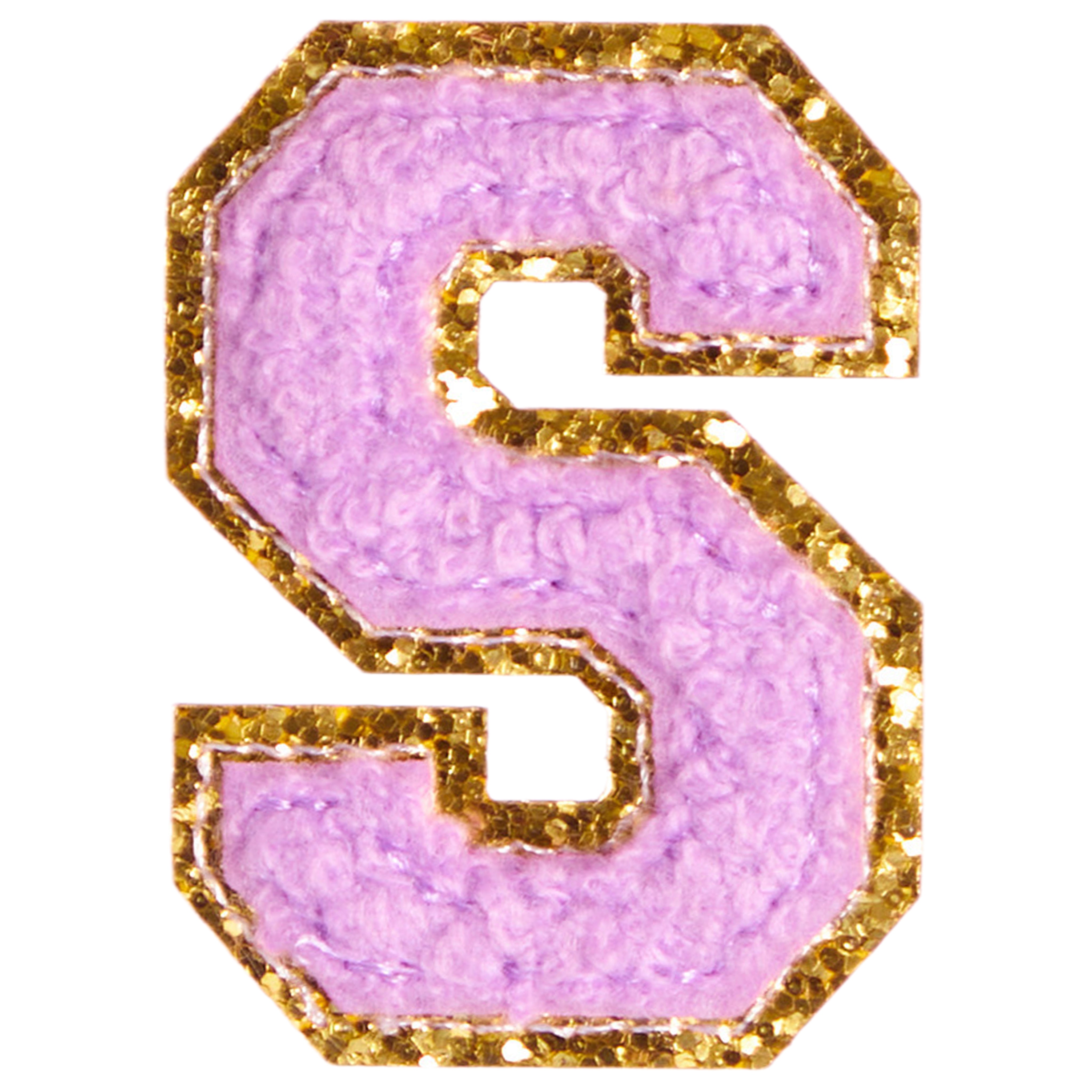 S Varsity Chenille Letter Sticker Patch - Denny's