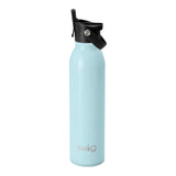 Shimmer Aquamarine Flip + Sip Water Bottle (20oz) - Denny's