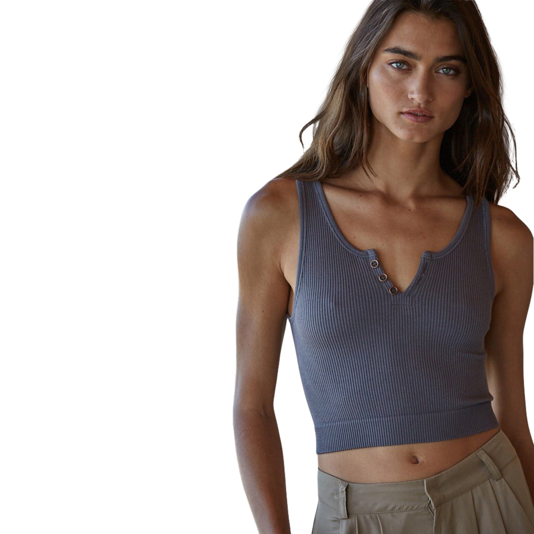 Day Dream Henley Tank - Denny's