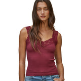 Lace Trim Tank