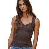 Lace Trim Tank