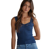 Lace Trim Tank