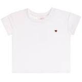 Short Sleeve Tee With Red Heart