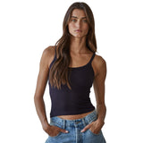 Padded Solid V-Neck Cami