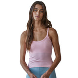 Padded Solid V-Neck Cami