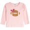 Glitter Bow Football Thermal - Denny's