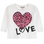 Leopard Fuschia Heart Thermal - Denny's