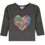 Multi Smiley Heart Long Sleeve Thermal - Denny's