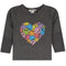 Multi Smiley Heart Long Sleeve Thermal - Denny's