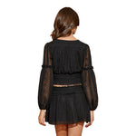 V-Neck Smock Top - Denny's