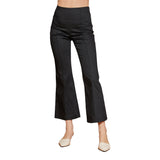 Side Zip Crop Flare - Denny's