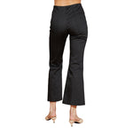 Side Zip Crop Flare - Denny's
