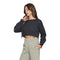 Distressed Crop Sweater - Denny's