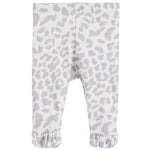 3pc Ruffle Kimono Leopard Lavendar Splatt Set - Denny's