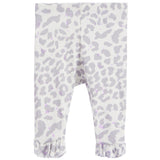 3pc Ruffle Kimono Leopard Lavendar Splatt Set - Denny's