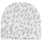 3pc Ruffle Kimono Leopard Lavendar Splatt Set - Denny's