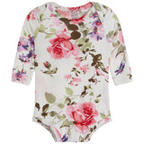2pc Creme Floral Onesie Set - Denny's