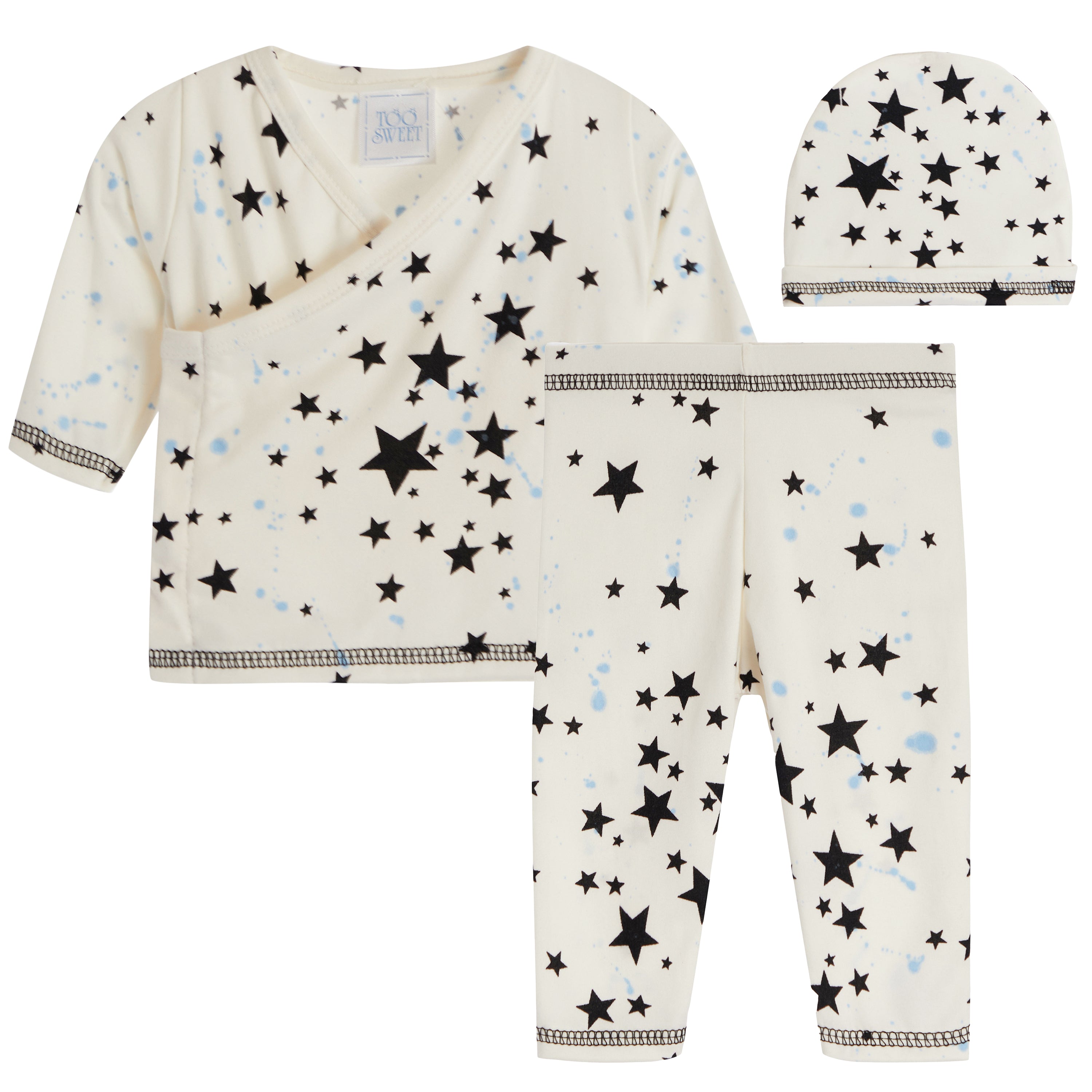 3pc Star Splatt Kimono Set - Denny's