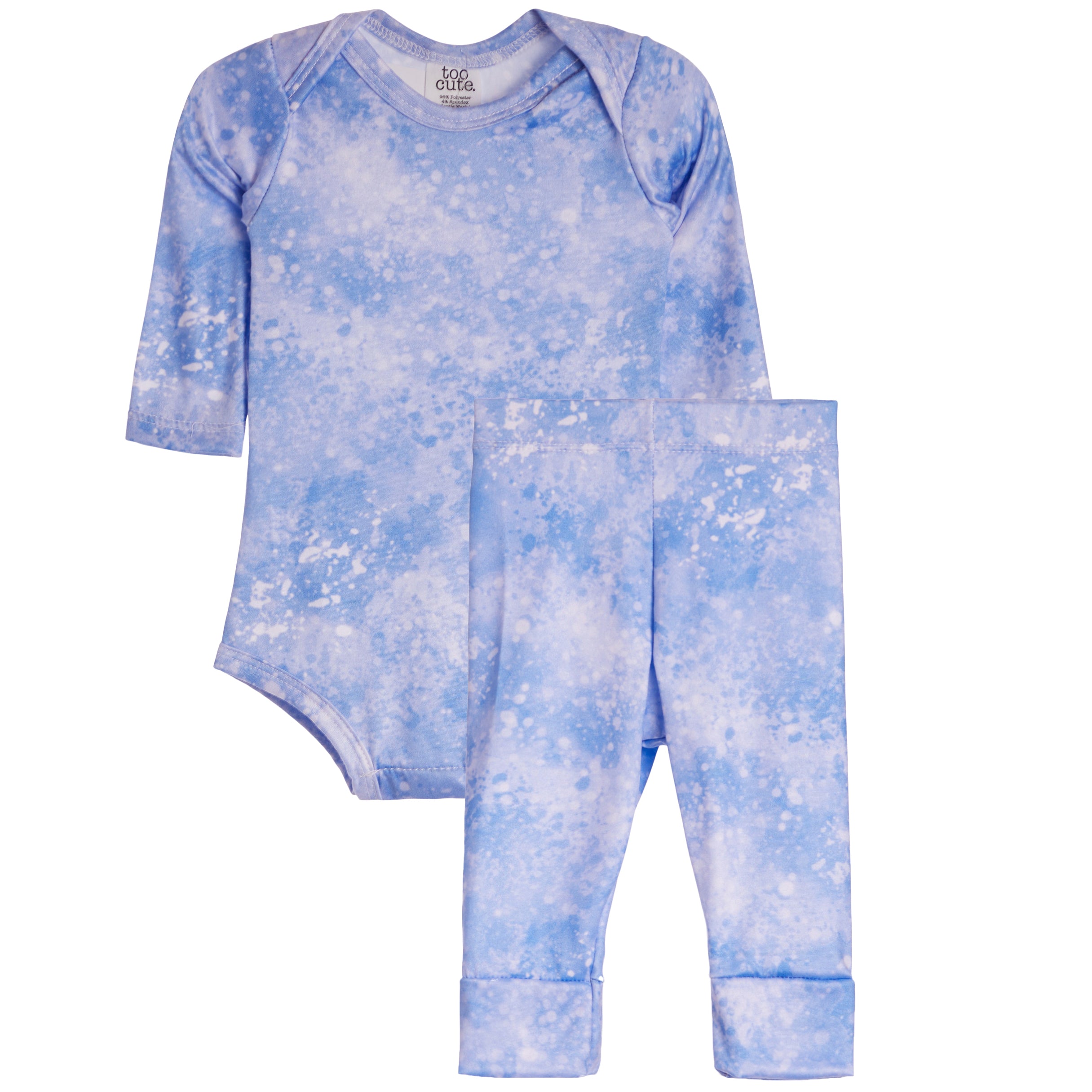 2pc Blue Cloud Onesie Set - Denny's